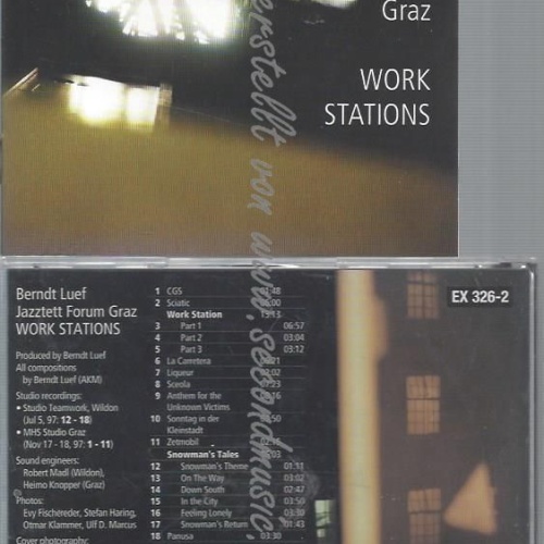 CD--LUEF,BERNDT UND JAZZTETT FORUM GRAZ--WORK STATIONS