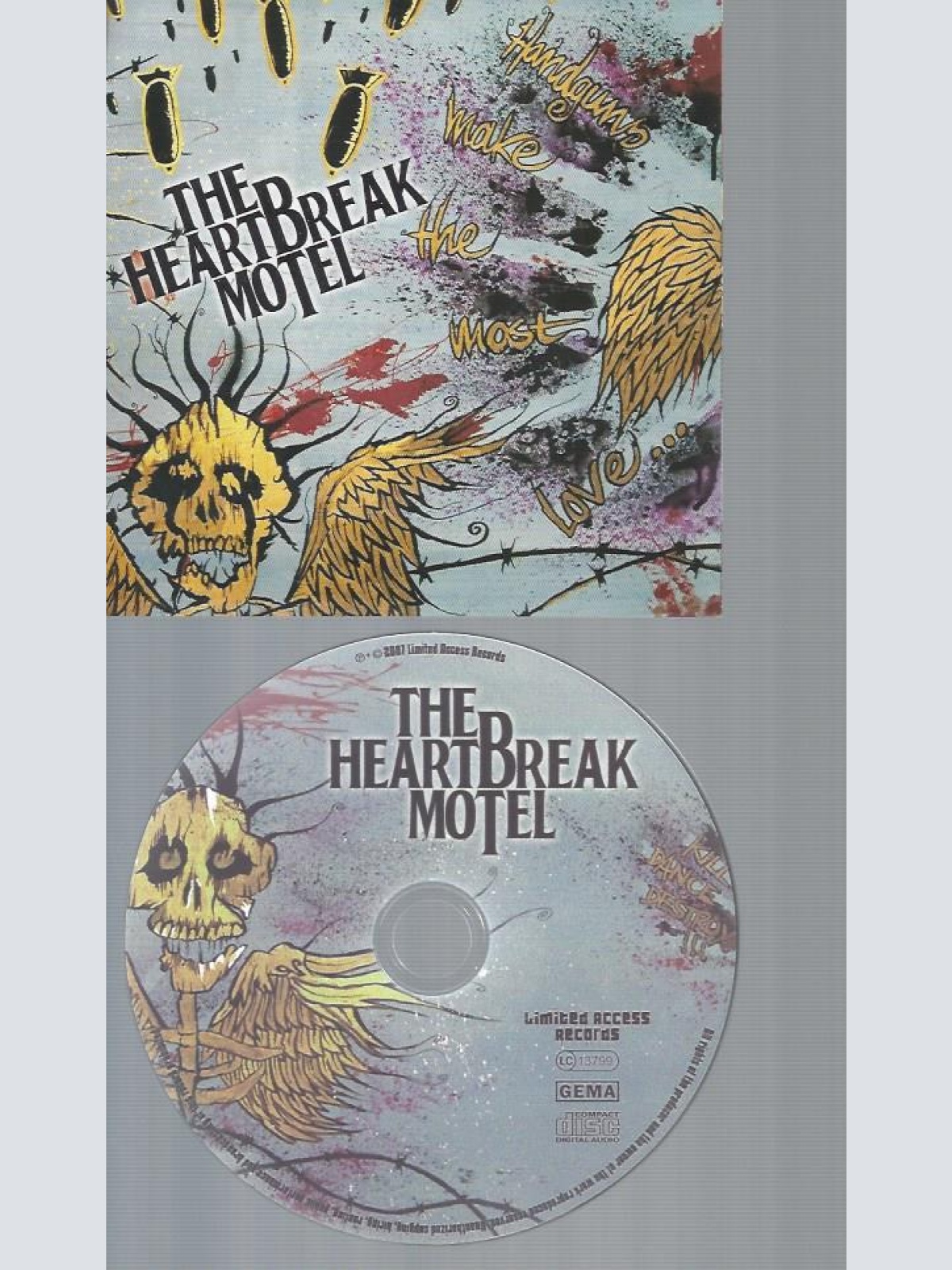 CD--THE HEARTBREAK MOTEL HANDGUNS MAKE MOST LOVE