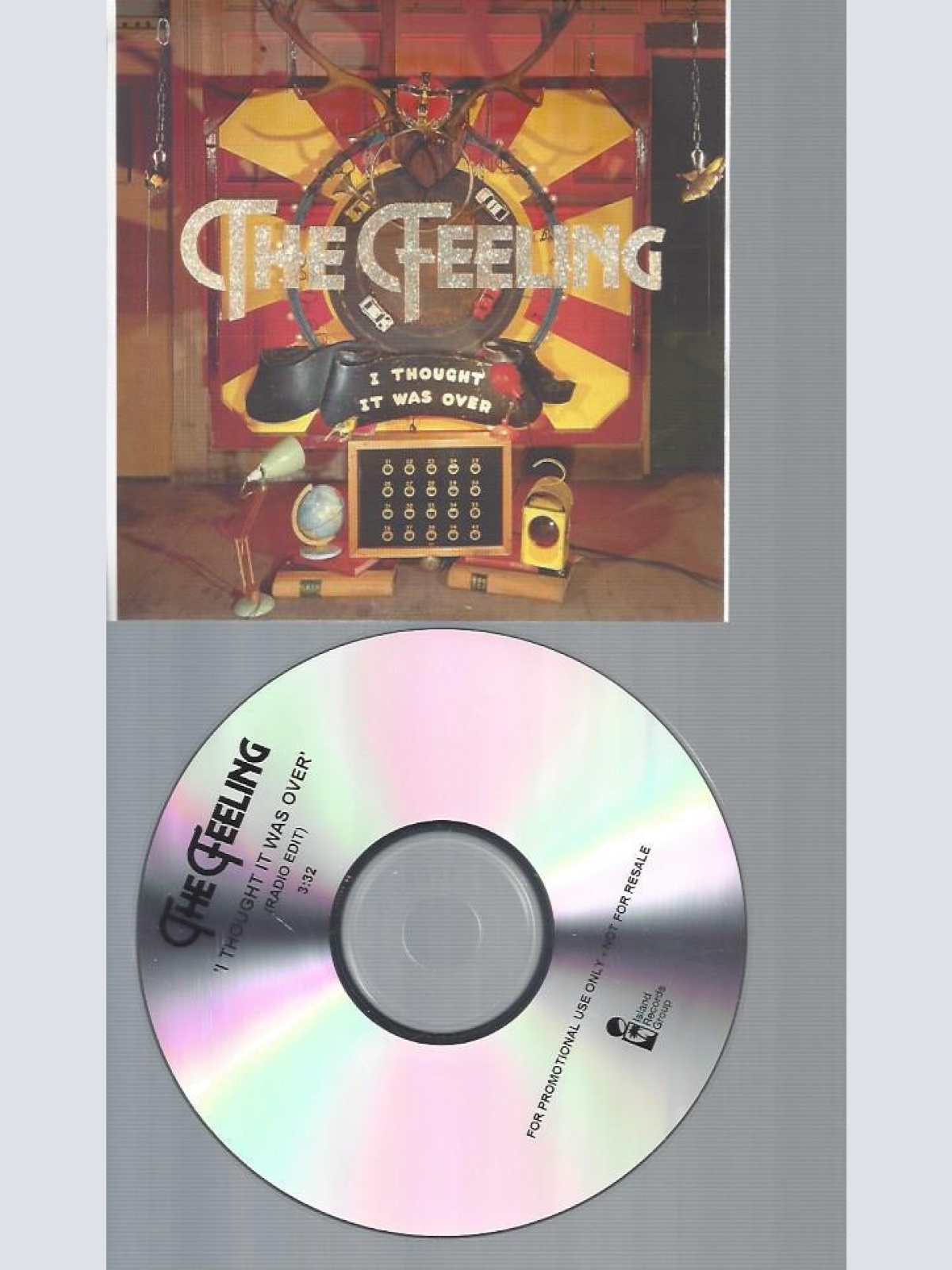 CD--THE FEELING I THOUGHT IT WAS OVER // PROMO