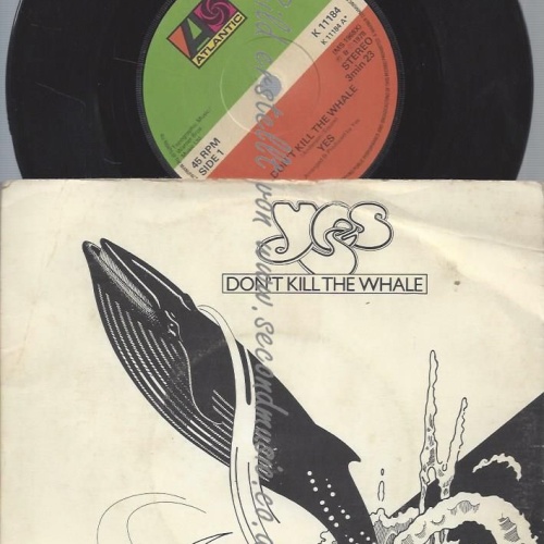 7" YES DON'T KILL THE WHALE