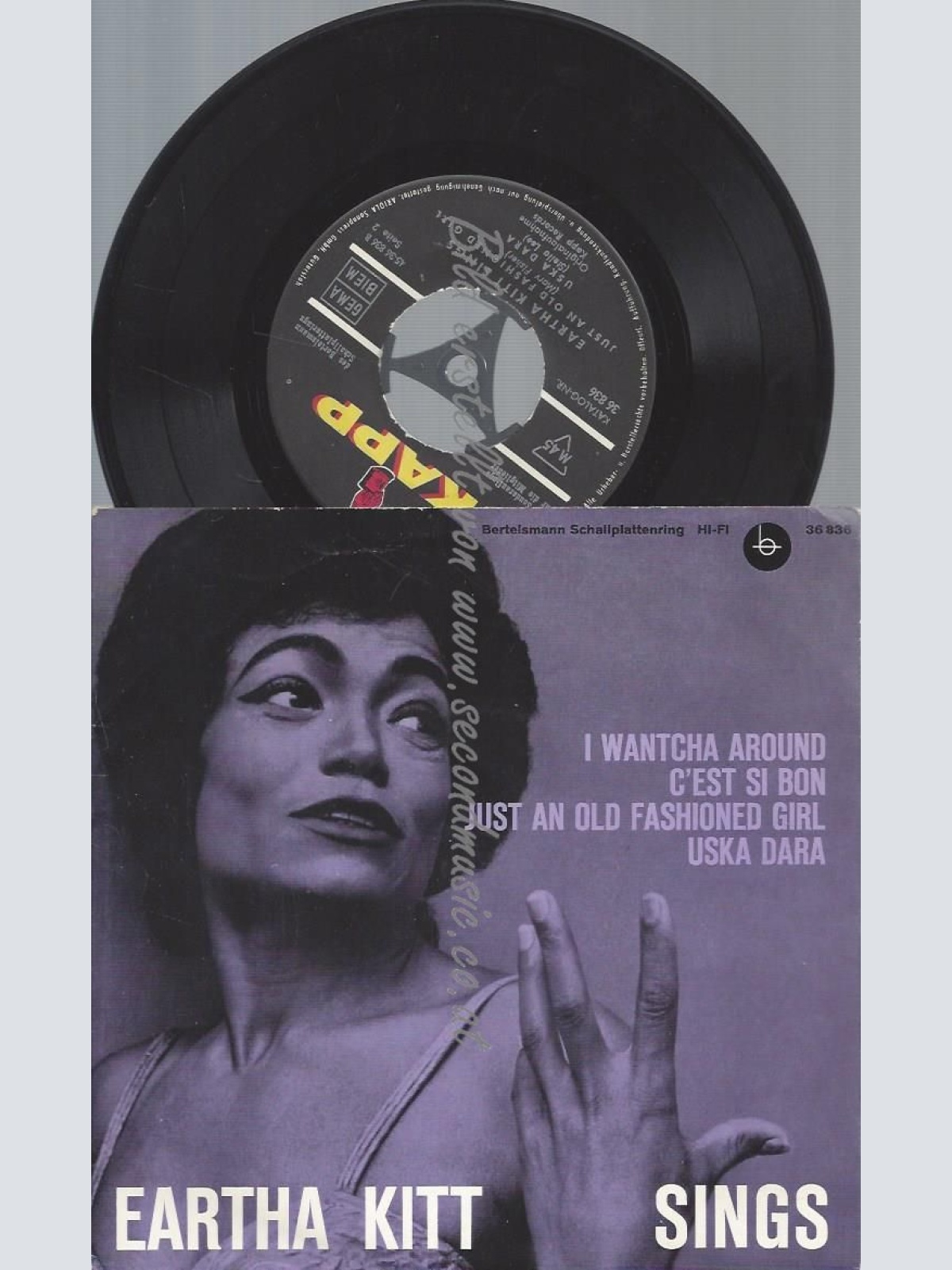 7" EARTHA KITT SINGS