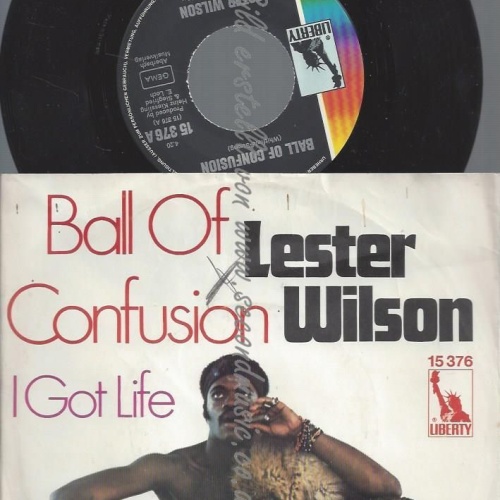 7" LESTER WILSON BALL OF CONFUSION