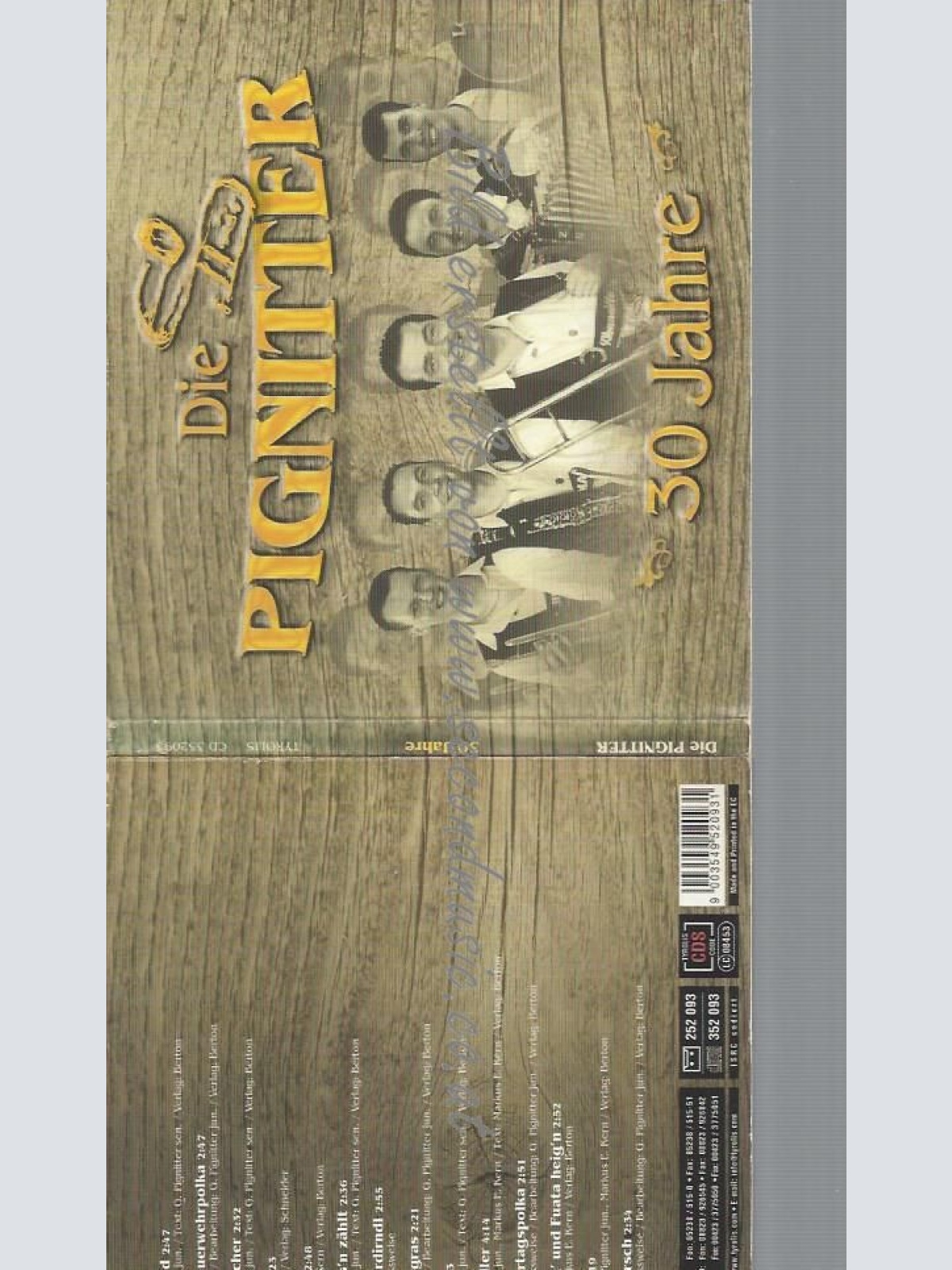 CD--PIGNITTER,DIE--30 JAHRE