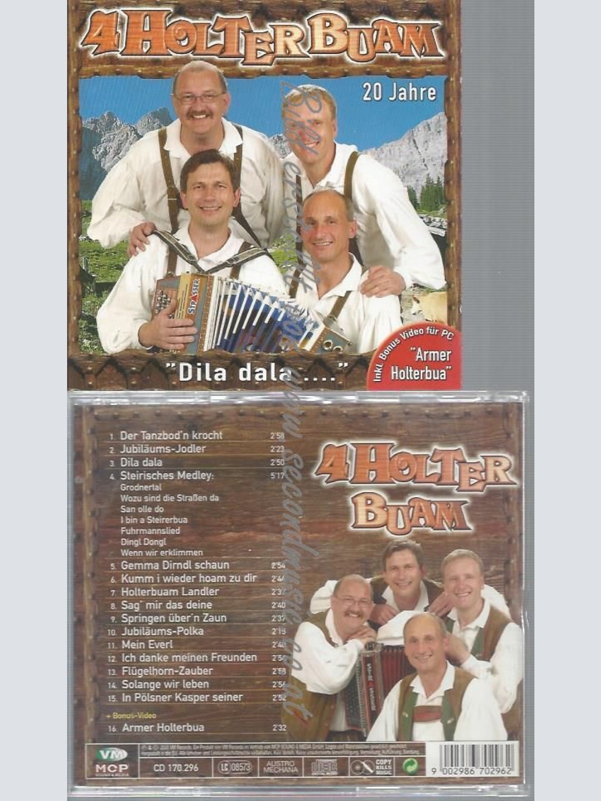 CD--DIE 4 HOLTERBUAM--DILA DALA..20 JAHRE