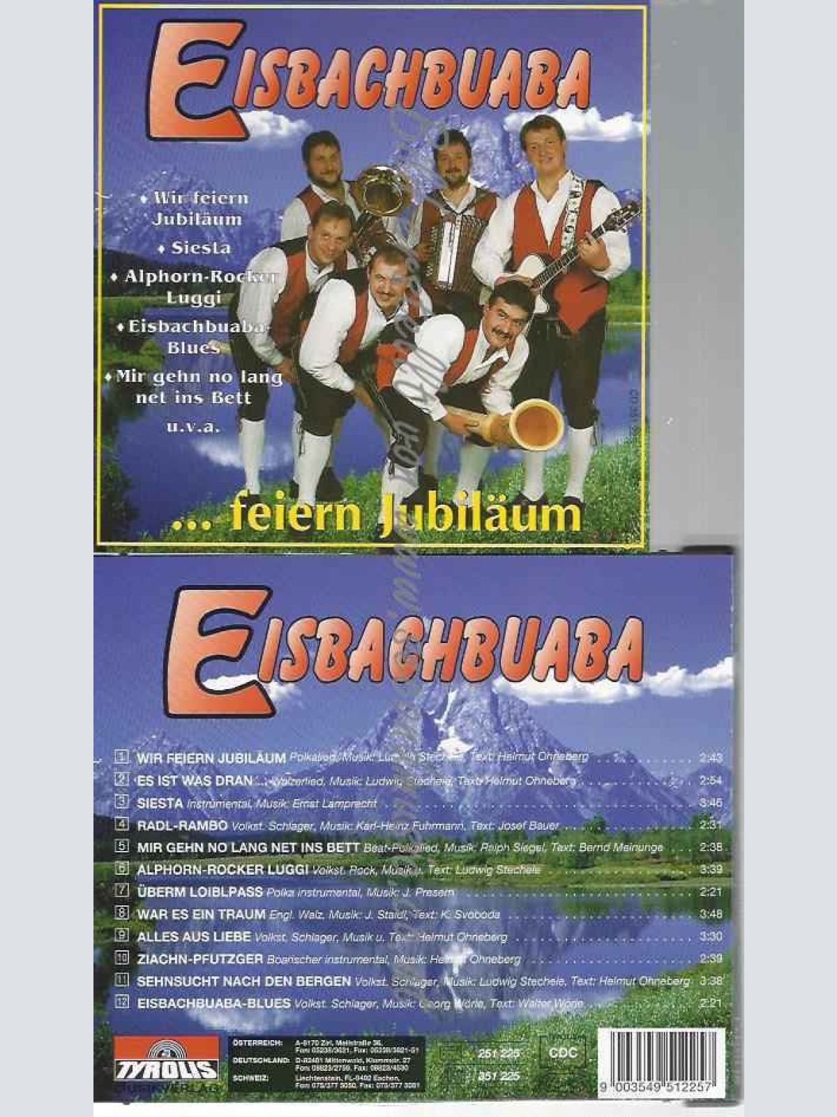 CD--EISBACHBUABA | --EISBACHBUABA FEIERN JUBILÄUM