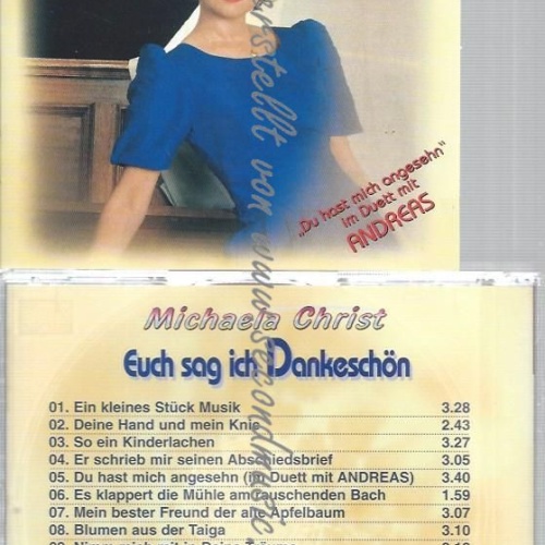 CD--MICHAELA CHRIST--EUCH SAG ICH DANKESCHÖN