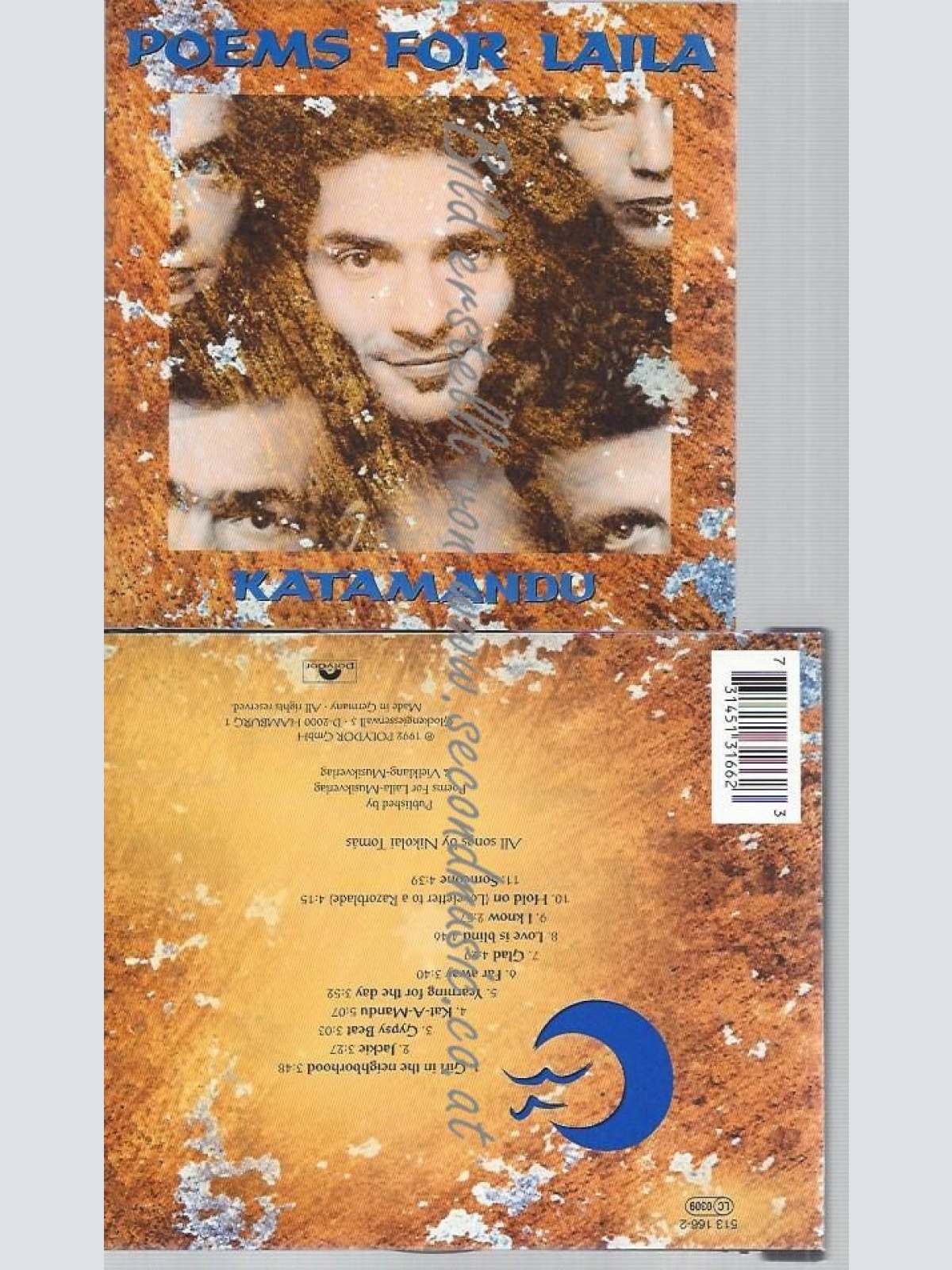 CD--POEMS FOR LAILA--KATAMANDU