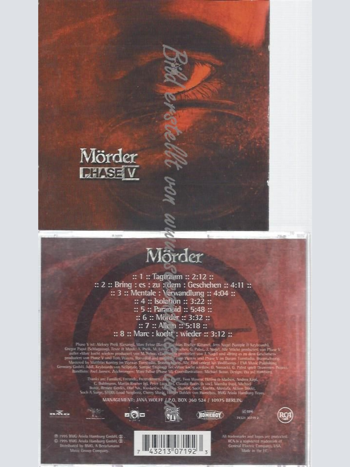 CD--PHASE V--MÖRDER