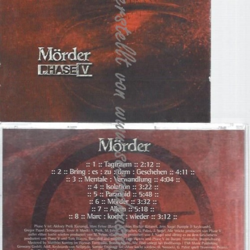 CD--PHASE V--MÖRDER