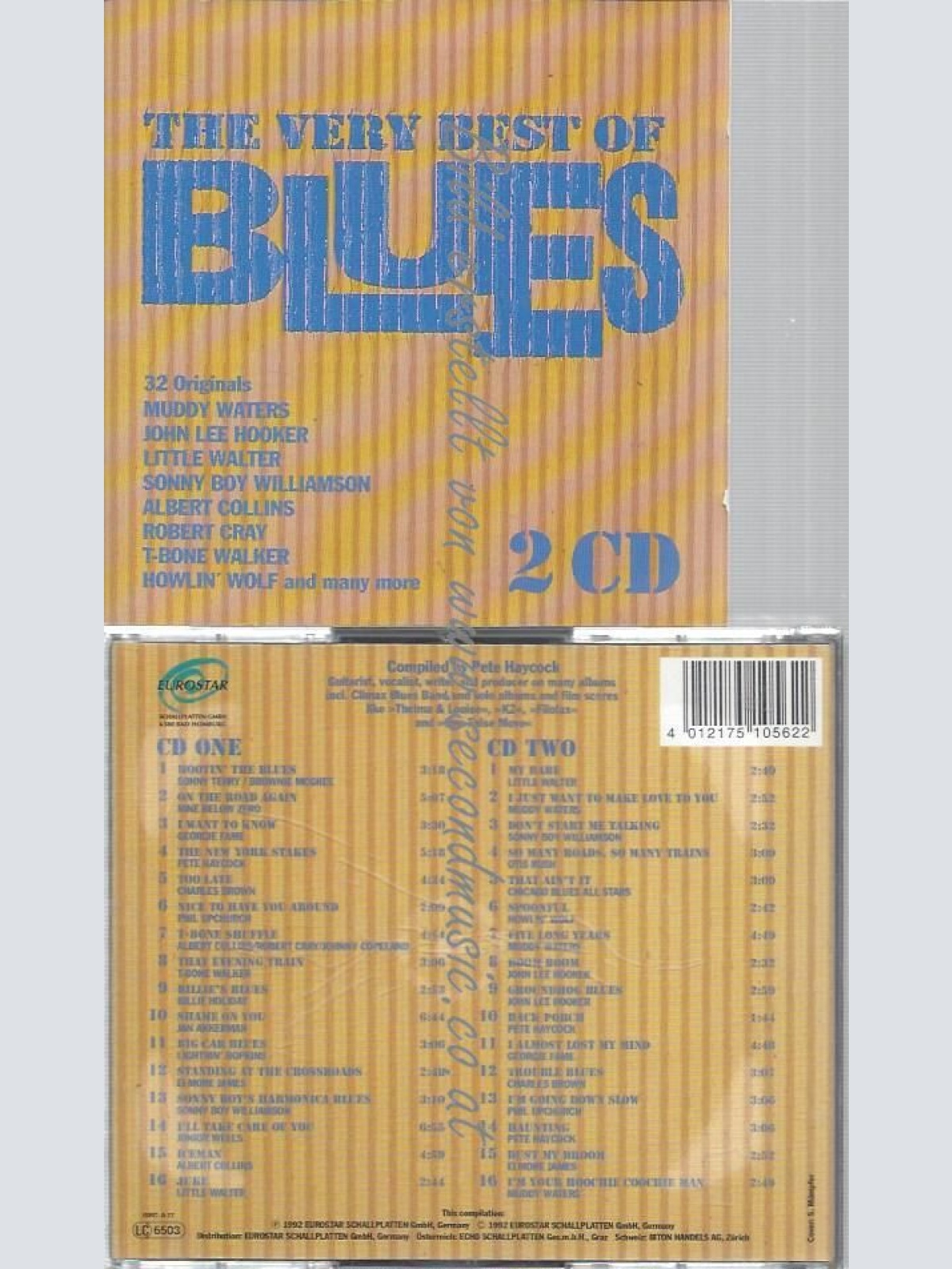 CD--VERY BEST OF BLUES--MUDDY WATERS, JOHN LEE HOOKER,