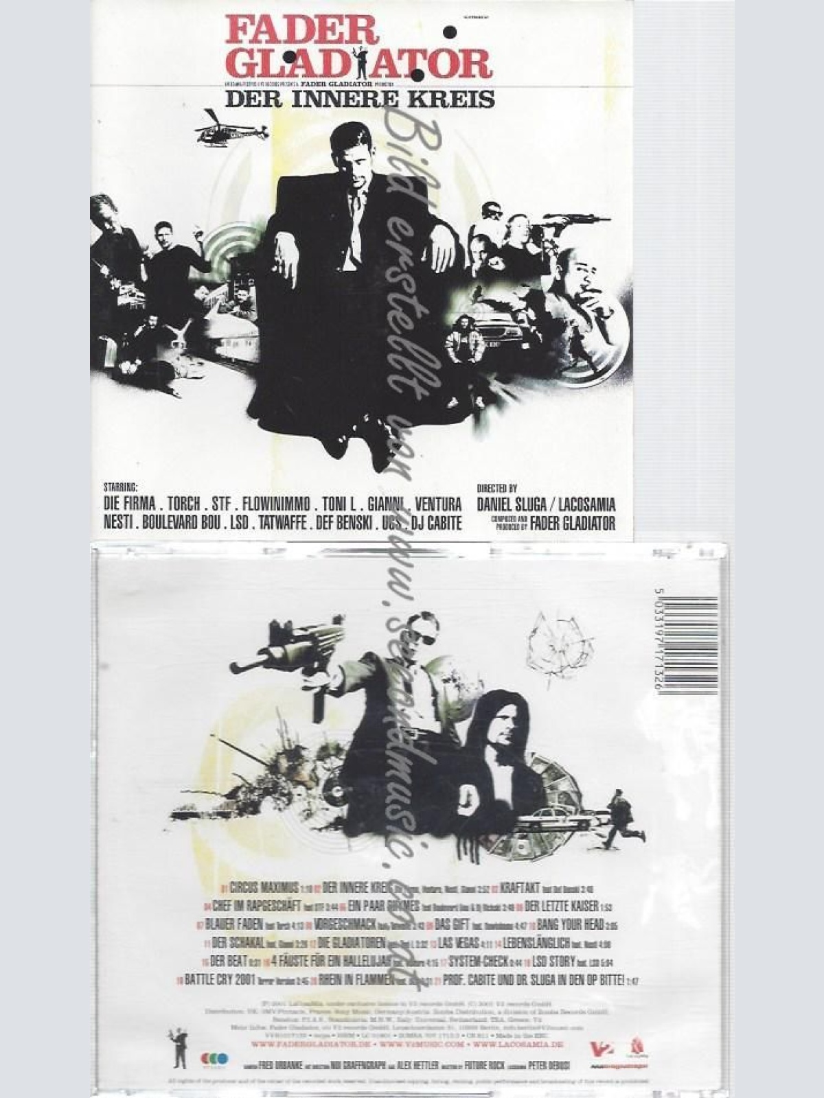 CD--FADER GLADIATOR--DER INNERE KREIS