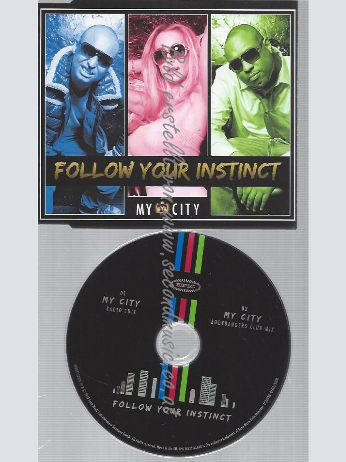 CD--FOLLOW YOUR INSTINCT--MY CITY
