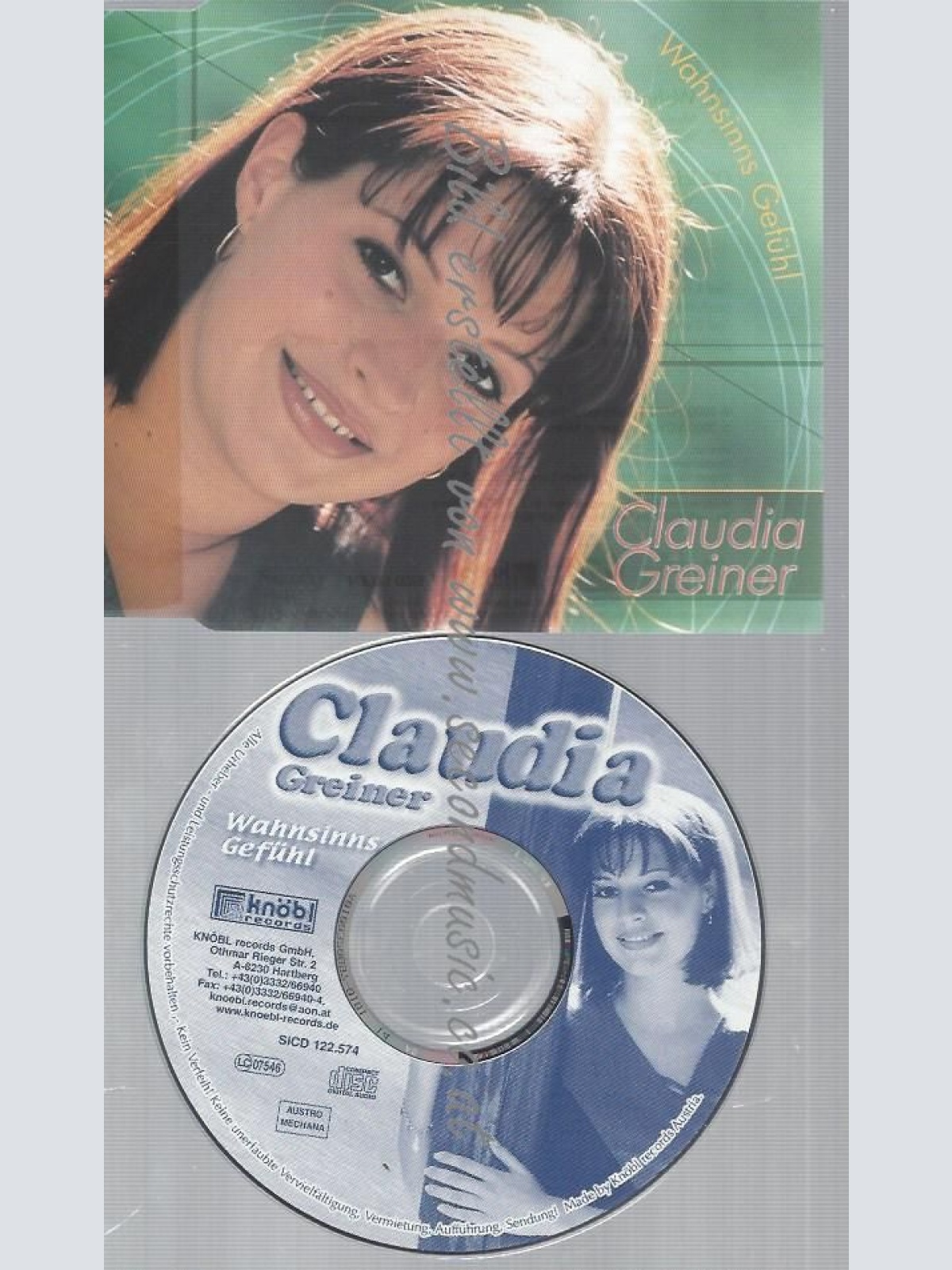 CD---/ CLAUDIA GREINER--WAHNSINNS GEFÜHL