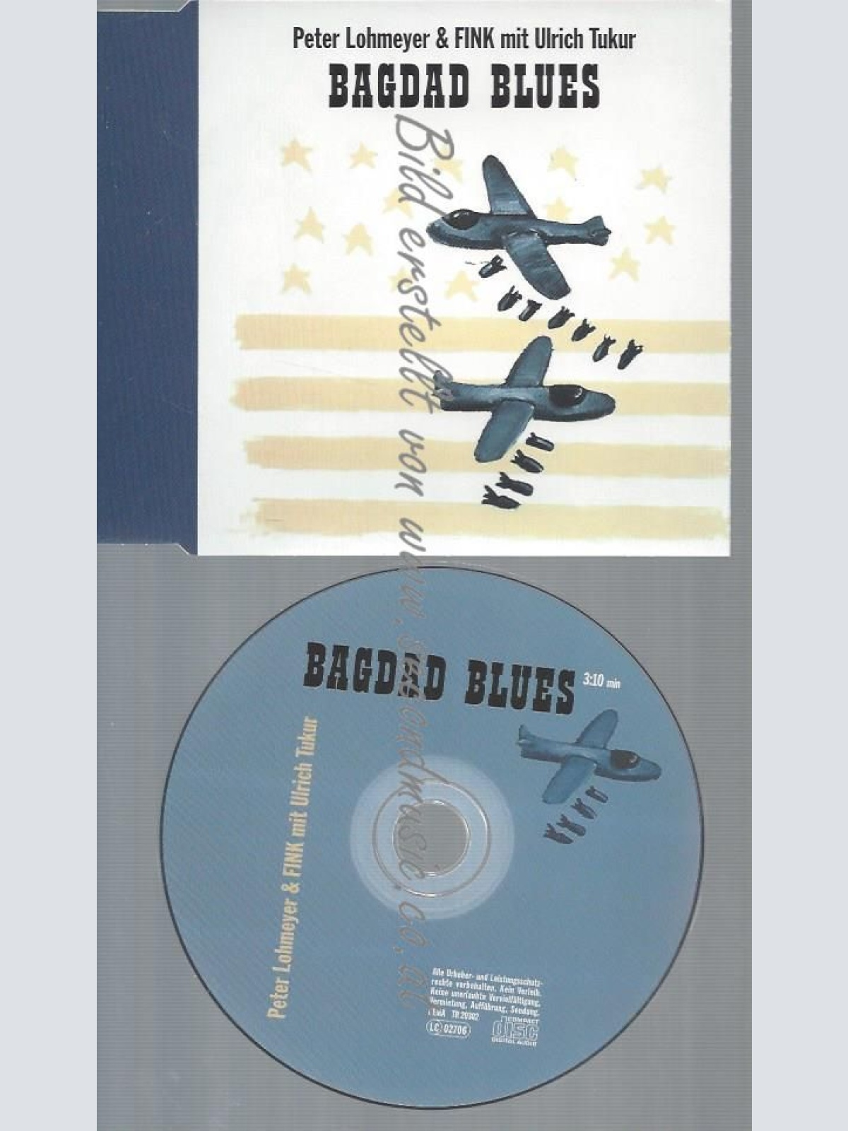 CD--PETER LOHMEYER & FINK MIT ULRICH TUKUR--BAGDAD BLUES