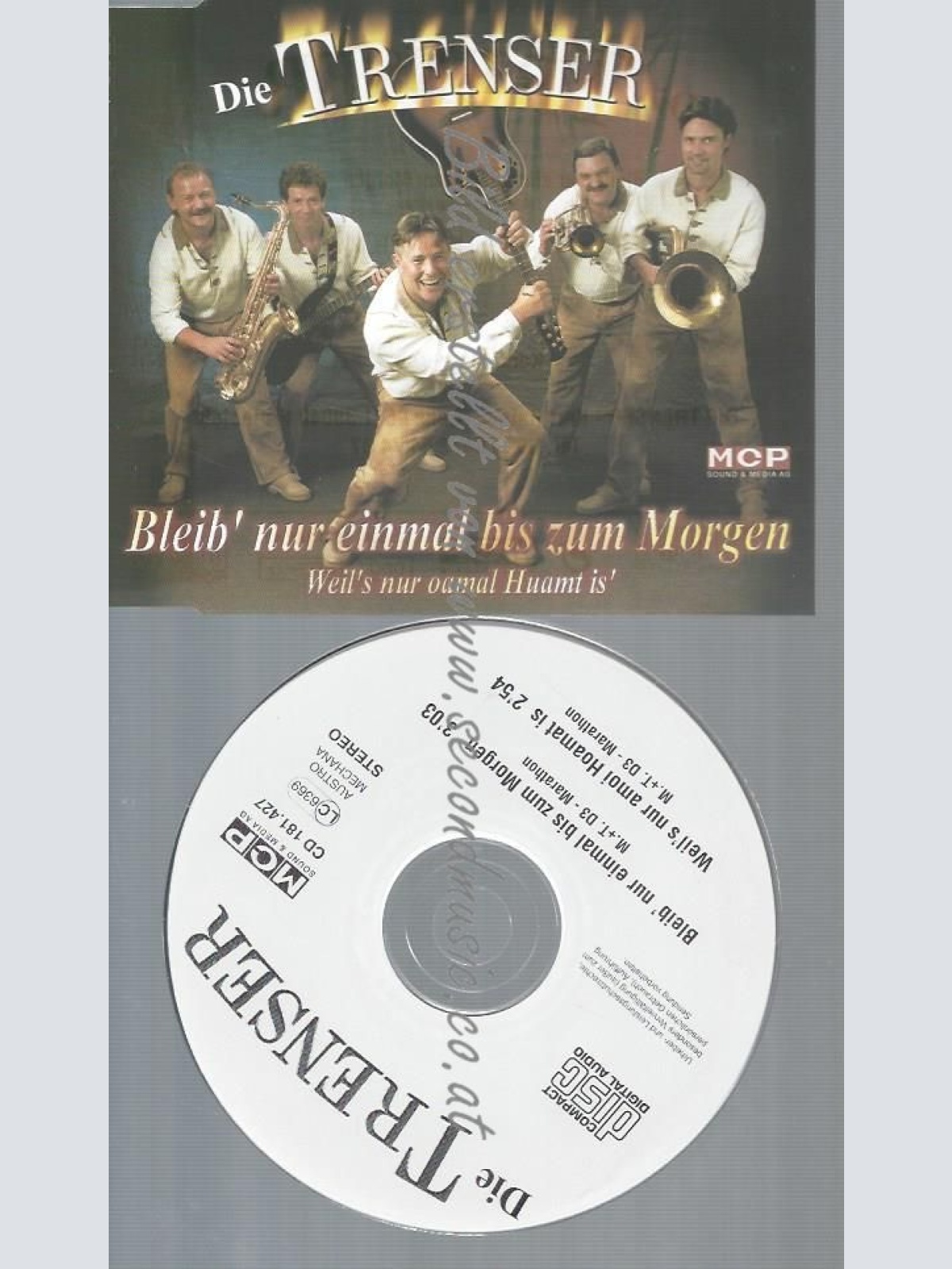 CDDIE TRENSER --BLEIB NUR EINMAL BIS ZUM MORGEN