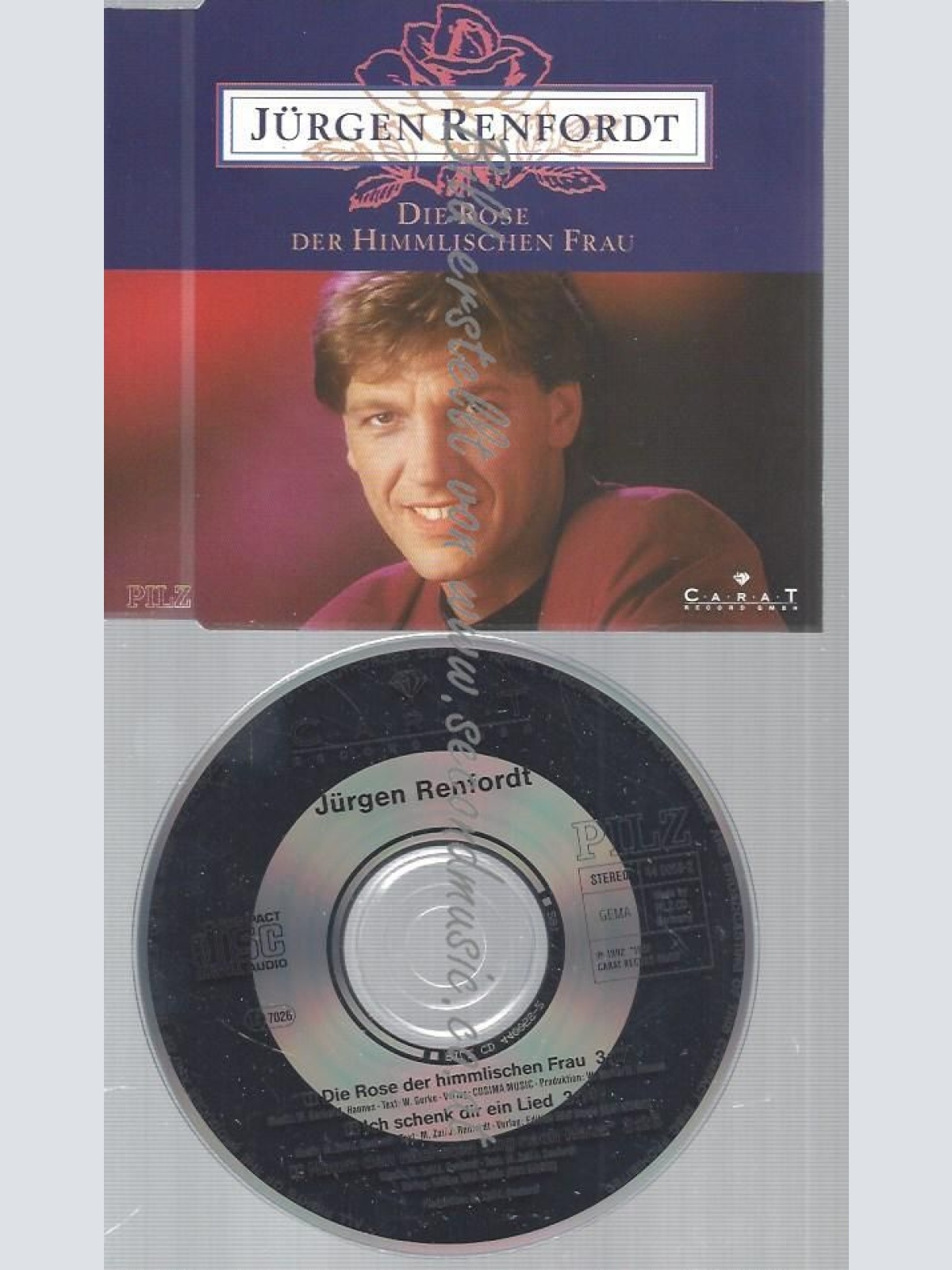 CD--JÜRGEN RENFORDT--DIE ROSE DER HIMMLISCHEN FRAU --