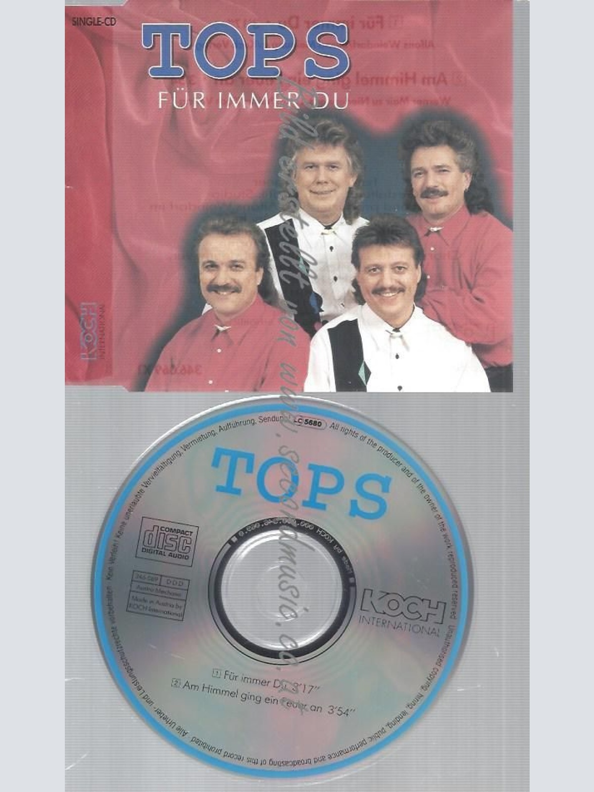 CD--M HIMMEL GING EIN FEUER AN --/ TOPS--FÜR IMMER DU
