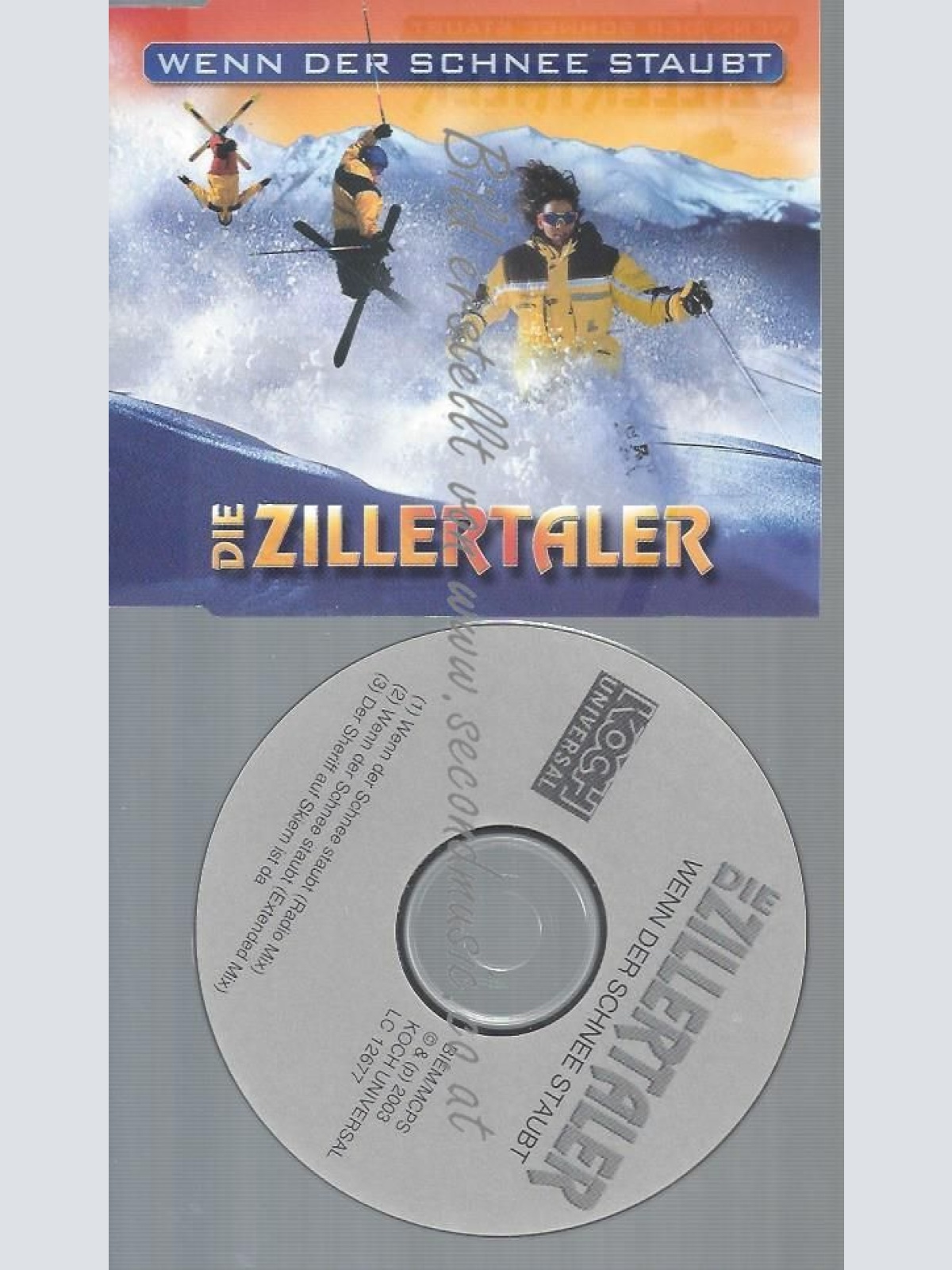CD--DIE ZILLERTALER--WENN DER SCHNEE STAUBT