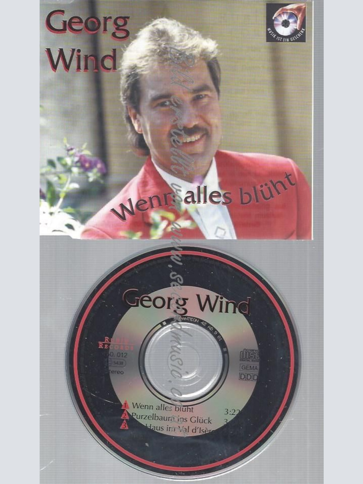 CD--GEORG WIND--WENN ALLES BLÜHT - TRACKS-