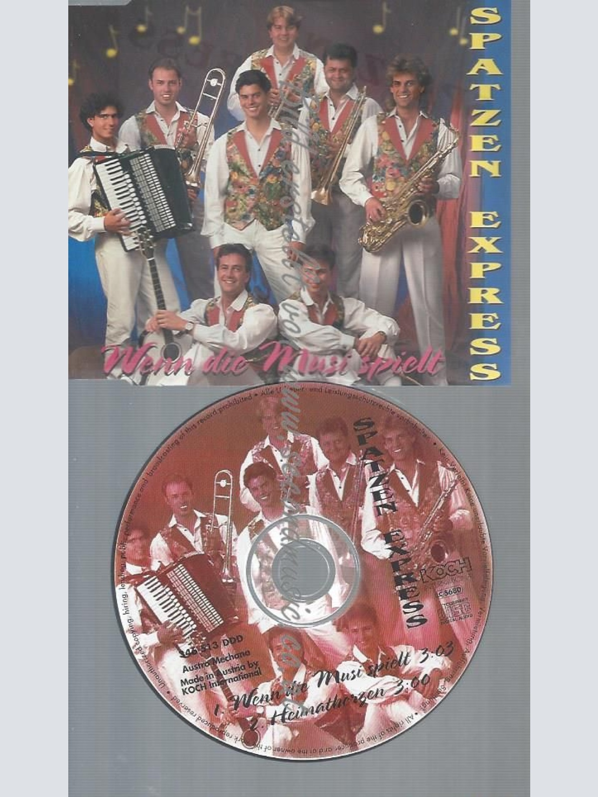 CD--SPATZEN EXPRESS--WENN DIE MUSI SPIELT