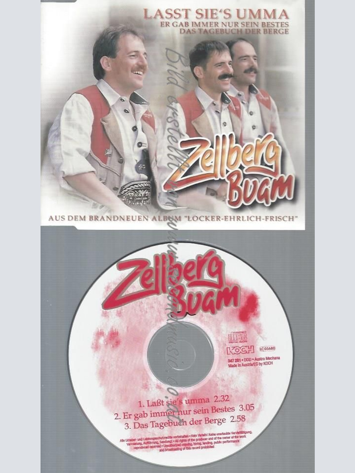 CD--ZELLBERG BUAM--LASST SIE'S UMMA