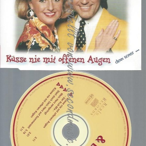 CD--STEFFI & BERT --KÜSSE NIE MIT OFFENEN AUGEN