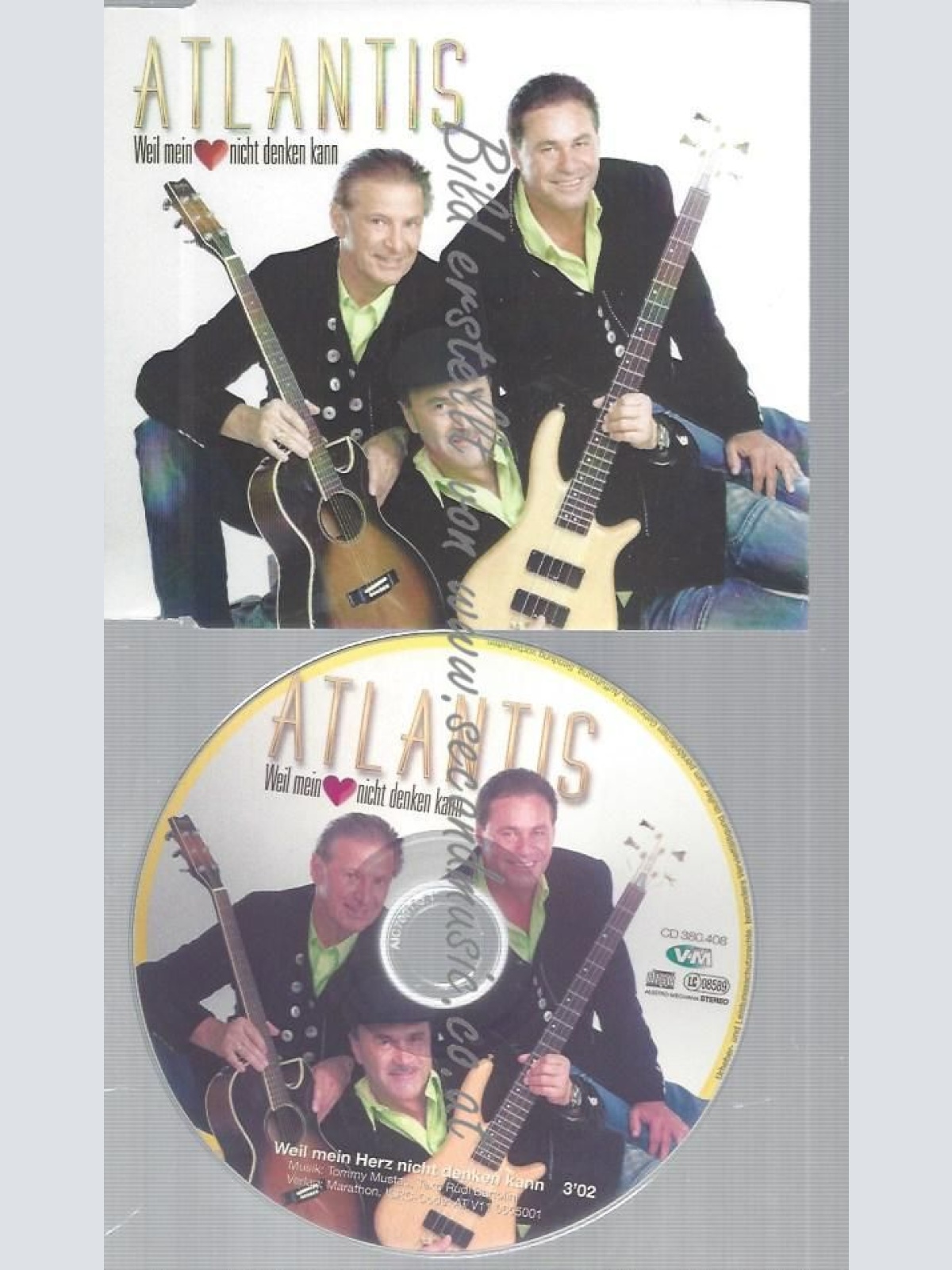 CD--ATLANTIS --WEIL MEIN HERZ NICHT DENKEN KANN