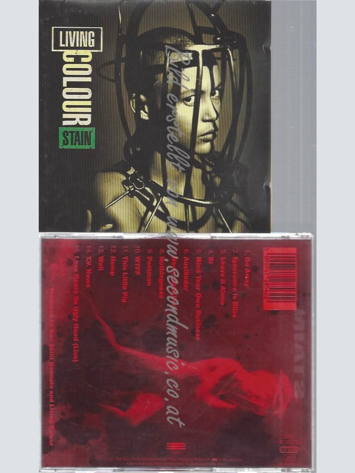 CD--LIVING COLOUR--STAIN