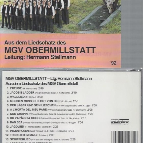 CD--MGV OBERMILLSTATT AUS DEM LIEDSCHATZ DES MGV OBERMILLSTATT