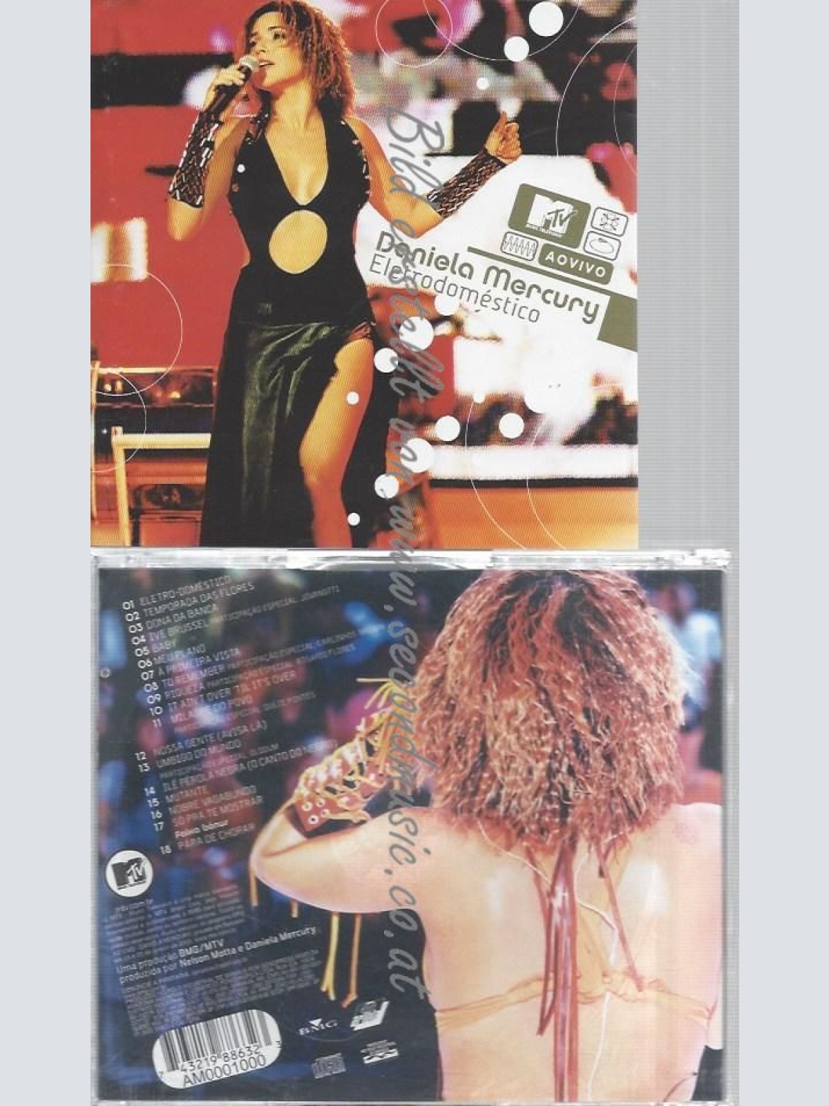 CD--DANIELA MERCURY--ELETRODOMÉSTICO -MTV AO VIVO-