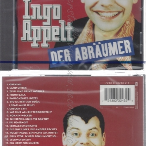 CD--NM-SEALED-INGO APPELT -1969- -- DER ABRAEUMER