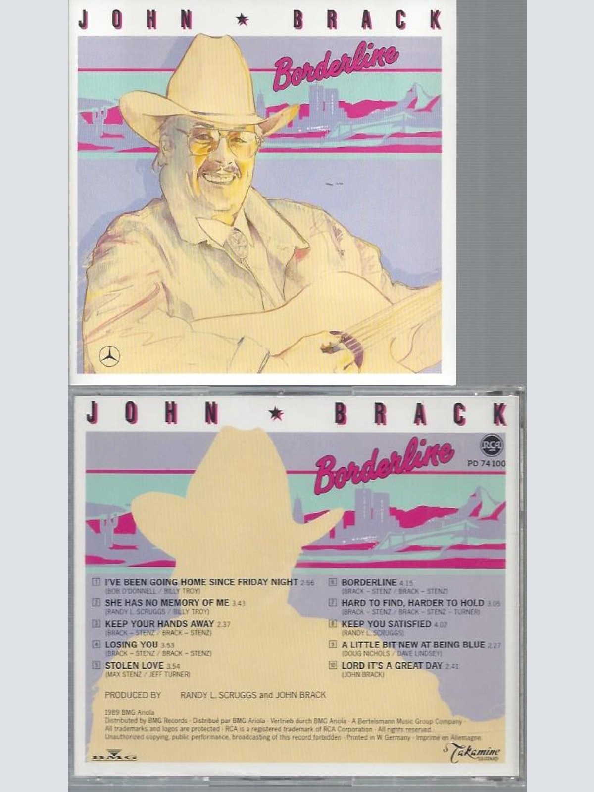 CD--JOHN BRACK BORDERLINE