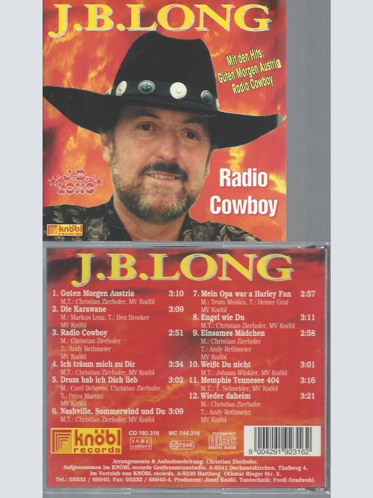 CD--J B LONG RADIO COWBOY