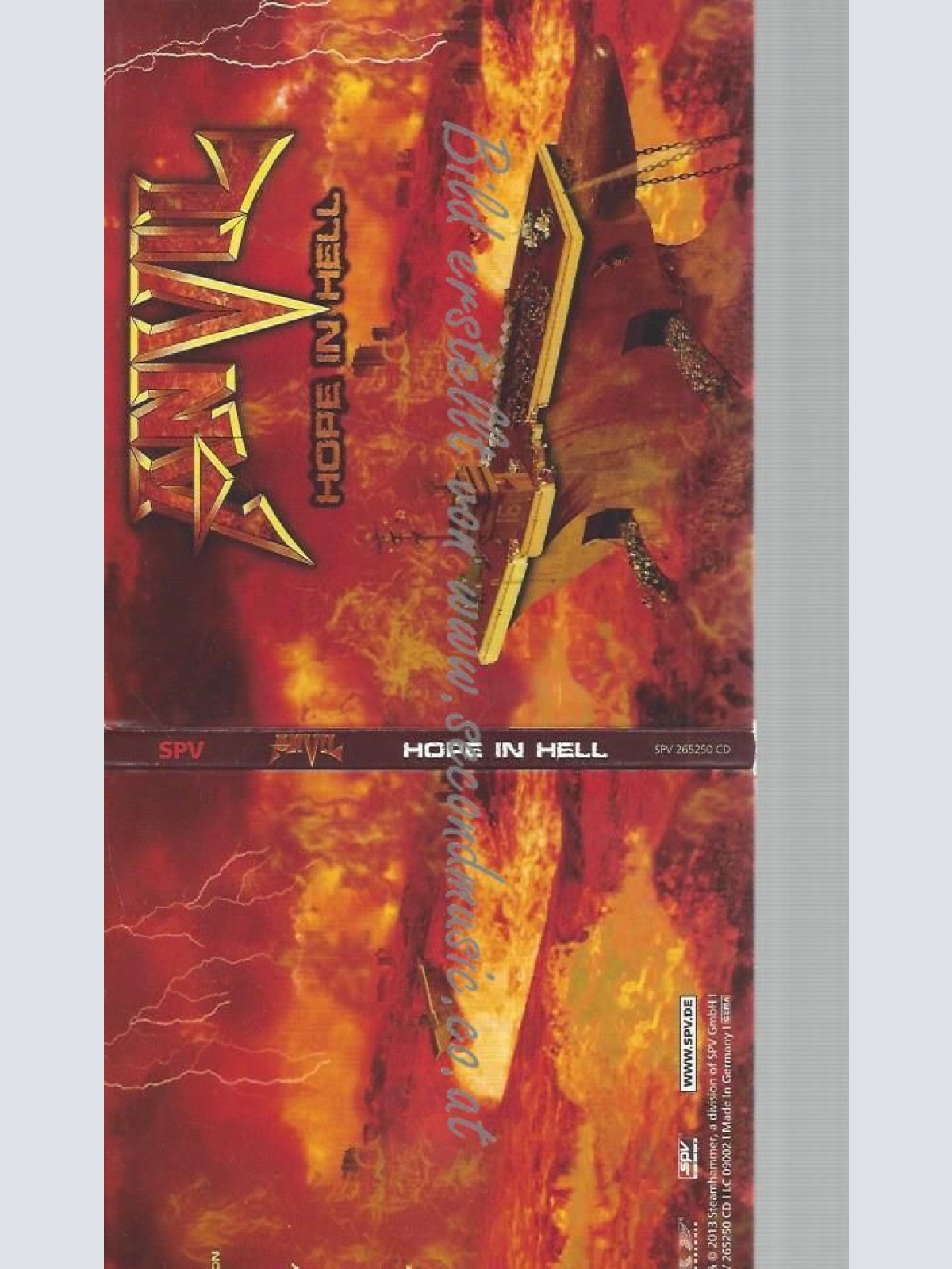 CD--ANVIL--HOPE IN HELL
