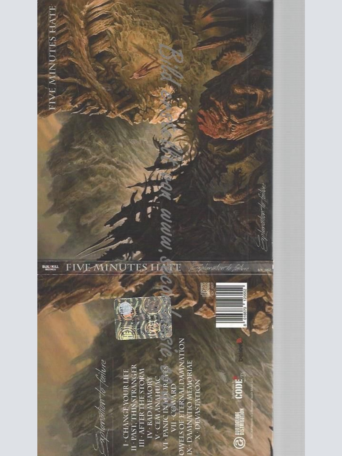 CD--FIVE MINUTES HATE--EXPLANATION TO FAILURE [EXPLICIT]