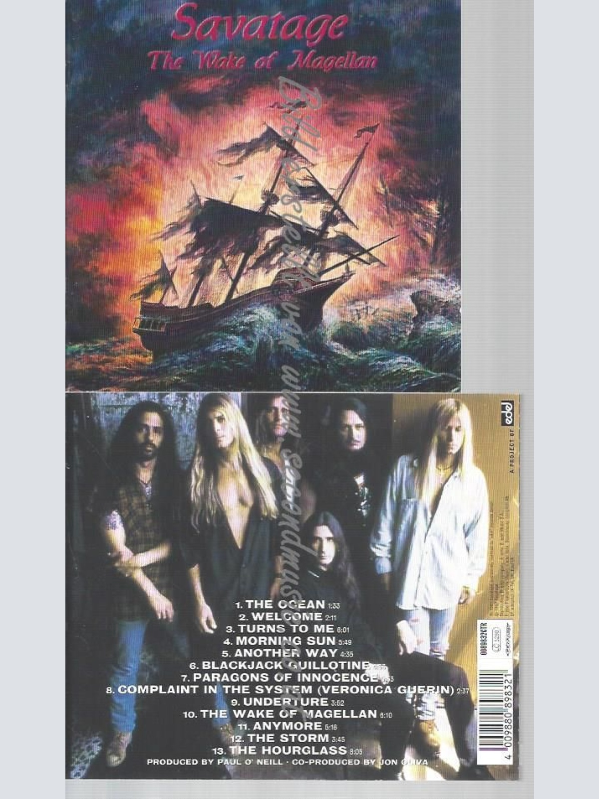 CD--SAVATAGE--THE WAKE OF MAGELLAN