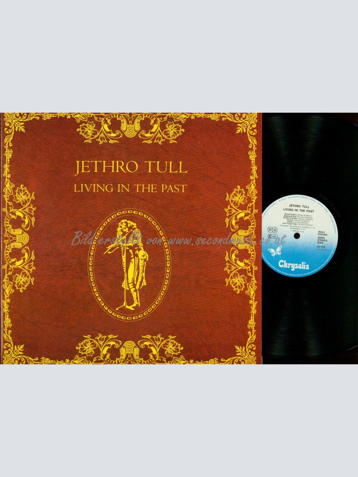 DLP-- JETHRO TULL //  LIVING IN THE PAST // GATEFOLD // 301272420 NEAR MINT // G