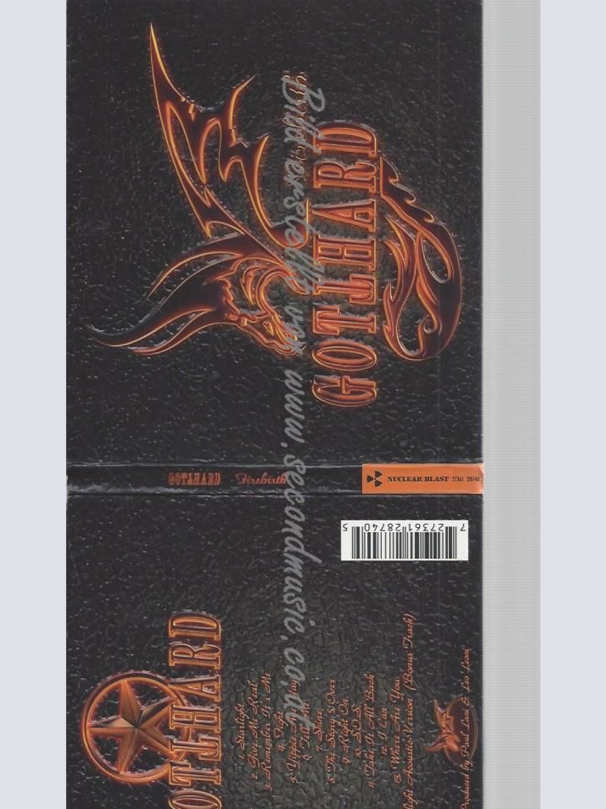 CD--GOTTHARD--FIREBIRTH