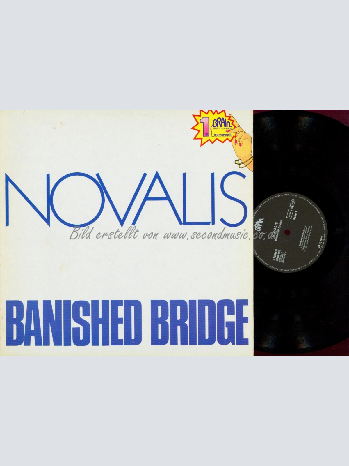 LP--NOVALIS BANISHED BRIDGE // 0060405 GERMANY BRAIN