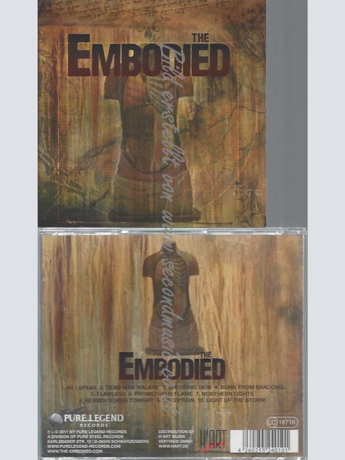 CD--THE EMBODIED--THE EMBODIED