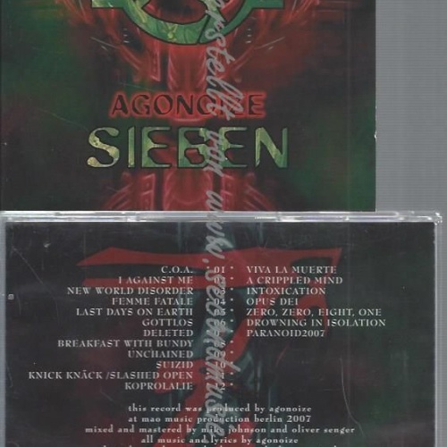 CD--AGONOIZE--SIEBEN