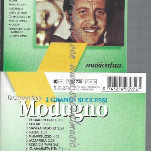 CD--DOMENICO MODUGNO--SUCCESSI