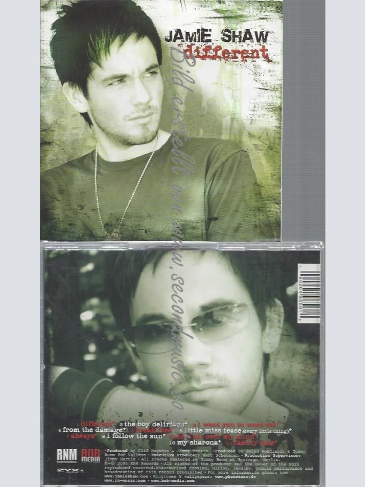 CD--JAMIE SHAW--DIFFERENT