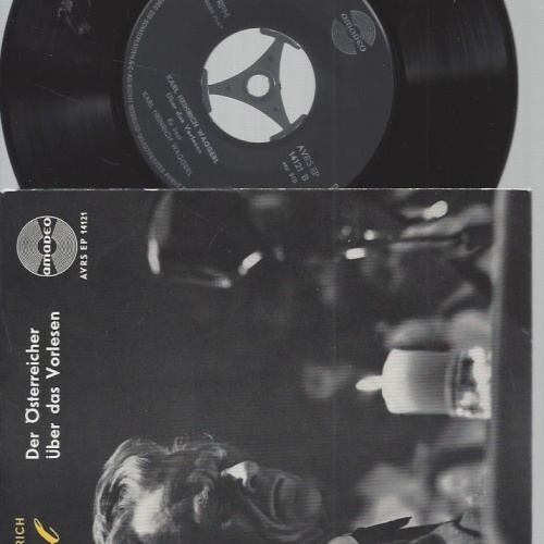 7" KARL HEINRICH WAGGERL DER ÖSTERREICHER ÜBER DAS VORLESEN