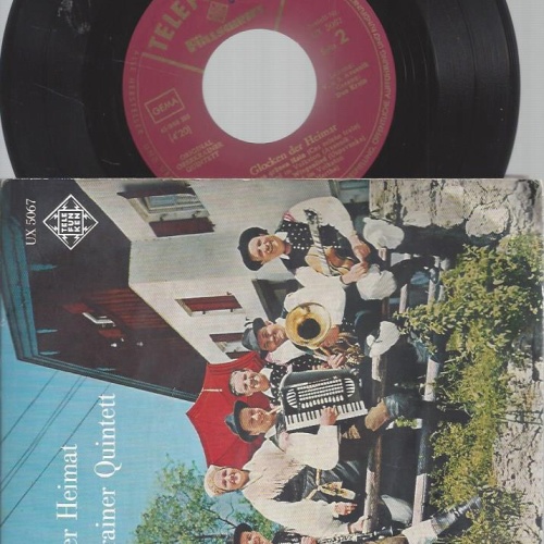 7" ORIGINAL OBERKRAINER QUINTETT AVSENIK   GLOCKEN DER HEIMAT