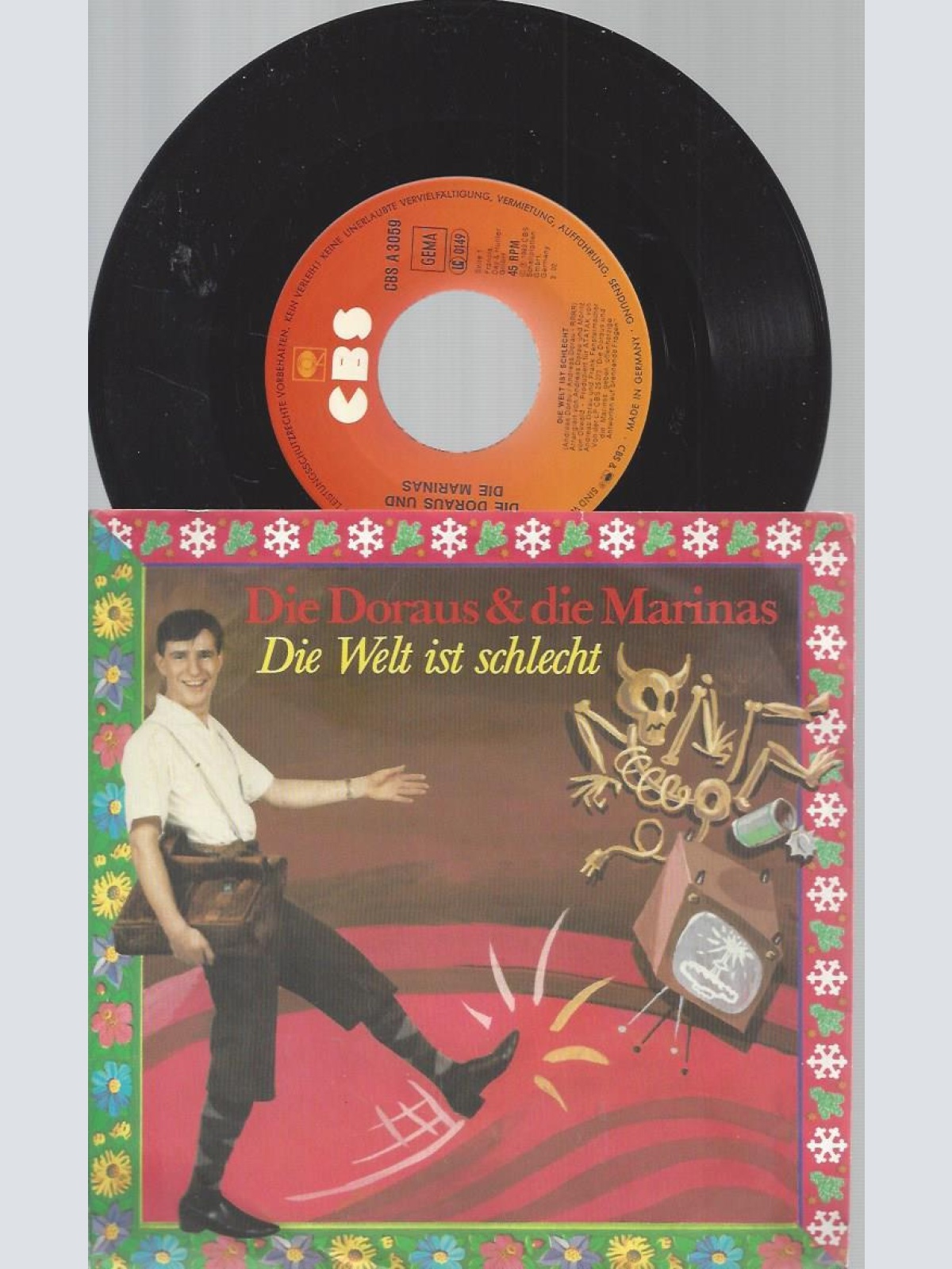 7" DIE DORAUS & DIE MARINAS DIE WELT IST SCHLECHT
