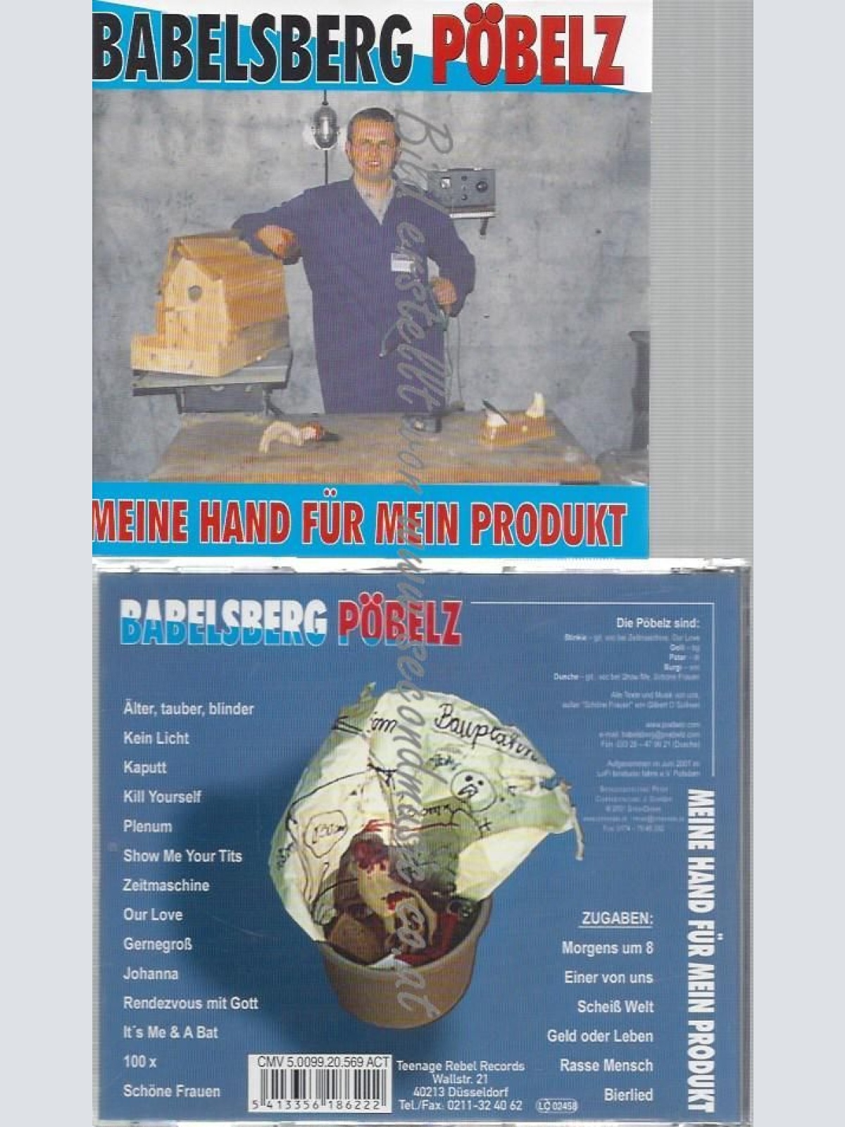 CD--BABELSBERG PÖBELZ--MEINE HAND FÜR MEIN PRODUKT [EXPLICIT]