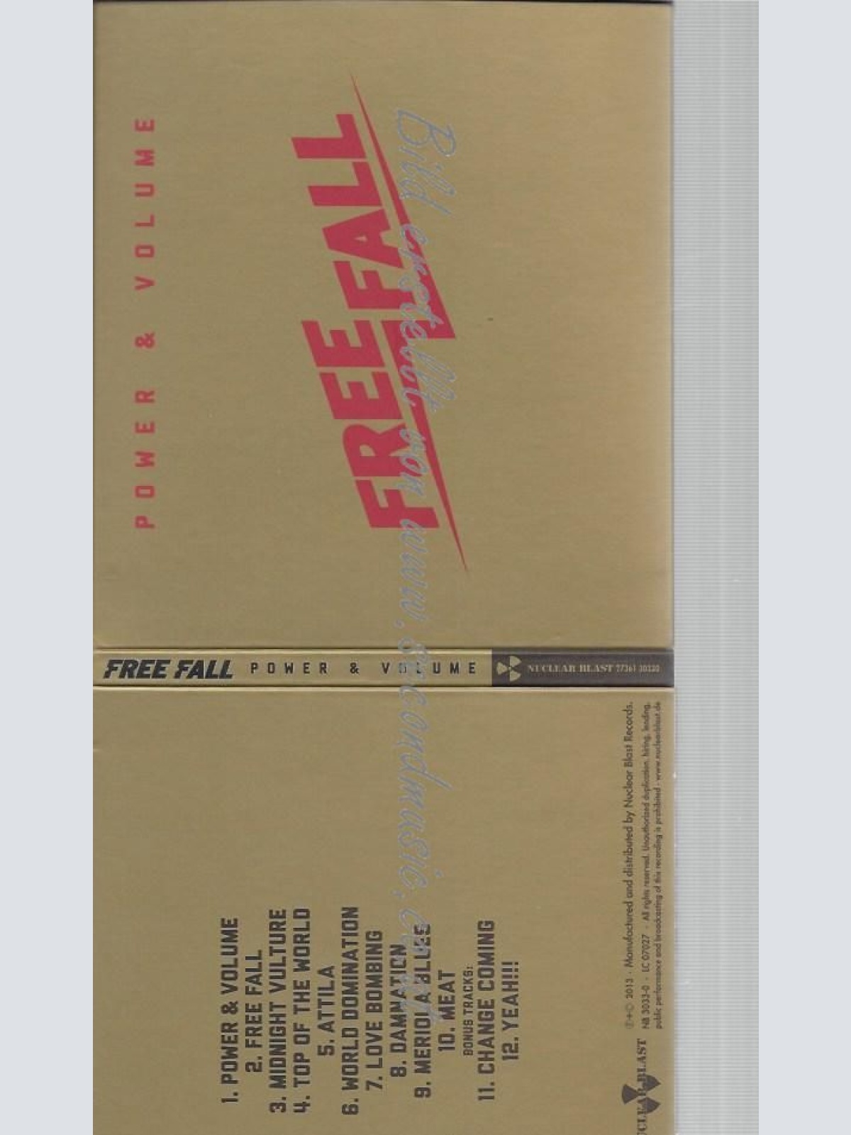 CD--FREE FALL--POWER & VOLUME