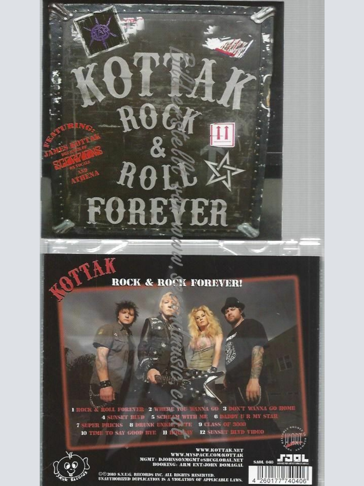 CD--KOTTAK--ROCK & ROLL FOREVER