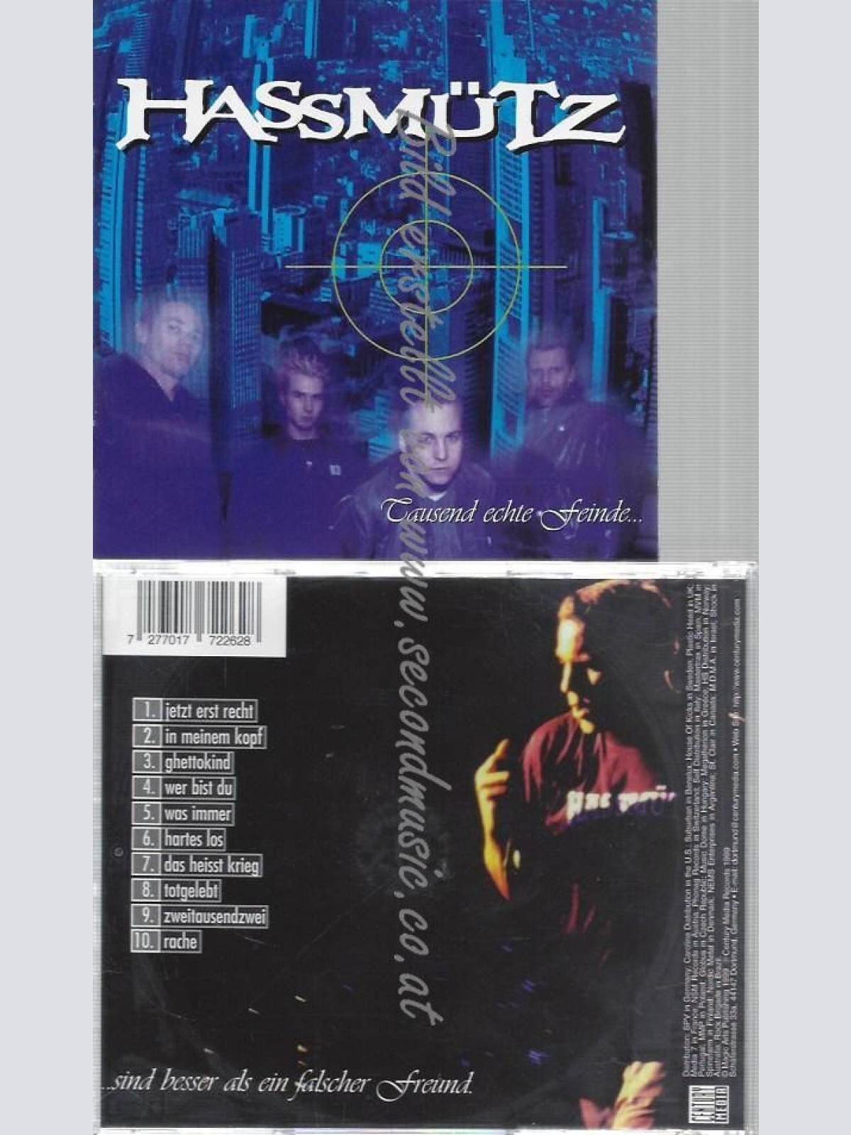 CD--HASSMÜTZ--TAUSEND ECHTE FEINDE